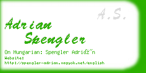 adrian spengler business card